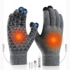USB Heated Gloves, Double-Sided Heating Winter Thermal Gloves for Men