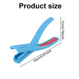 4pcs Crawfish Peeler, Plastic Crayfish Shucker, Shrimp Tail Removal Tool with Stomach, Seafood Sheller Remover Deveiner, Shrimp Shelling Device Useful Accessories for Kitchen Restaurant (Red, Blue)