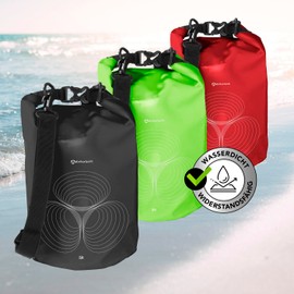 #DoYourOutdoor Where Tomorrow Dry Bag 2L Grey - Waterproof Backpack - Waterproof Bag & Pack Sack - Dry Bag Ideal for Boat, Kayak, Fishing and Camping, black, sonar