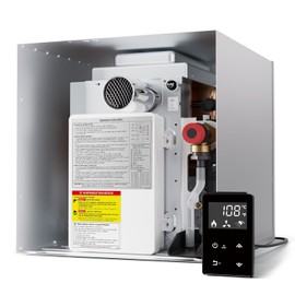 ORBEK 60,000 BTU RV Tankless Water Heater, Ideal for RV Families & Campers, Propane Gas On-Demand Instant Hot Water Heater, 12V DC, CSA Certified, with Remote Control, Compatible with All RVs