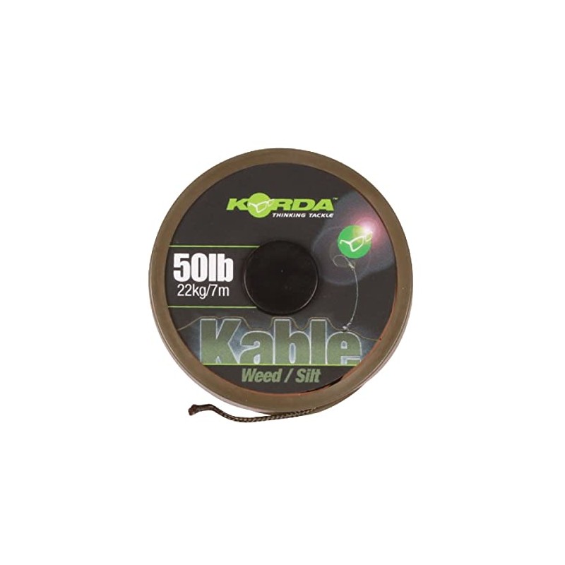 Korda Kable Tight Weave Tough Leadcore Leader 50lbs 7m Spool
