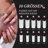 Nail Tips for Gel Nails, Venares 500 Pieces Acrylic Artificial