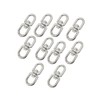 LBKYJ 10Pcs M6 Swivel Eye Hook Double Ended Eye-Eye Chain