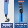 Everest Media Solutions 90° Angled CAT6 Keystone Jack in Black