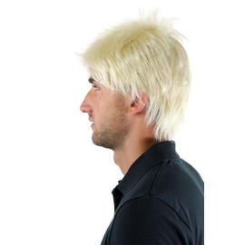 Men's WIG WIG MENS SHORT Youthful and Casual Wild Stormy High Fashion Platinum Blonde Toupet Aufgestylt Shaggy. New. GFW1169 613