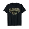 Camo Harris Walz 2024 Election Tim Walz Kamala Camouflage T-Shirt