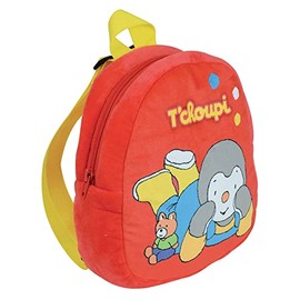 Jemini Unisex's 024207 T'Choupi Children's Backpack +/-23 cm, Multicolored, 28 CM