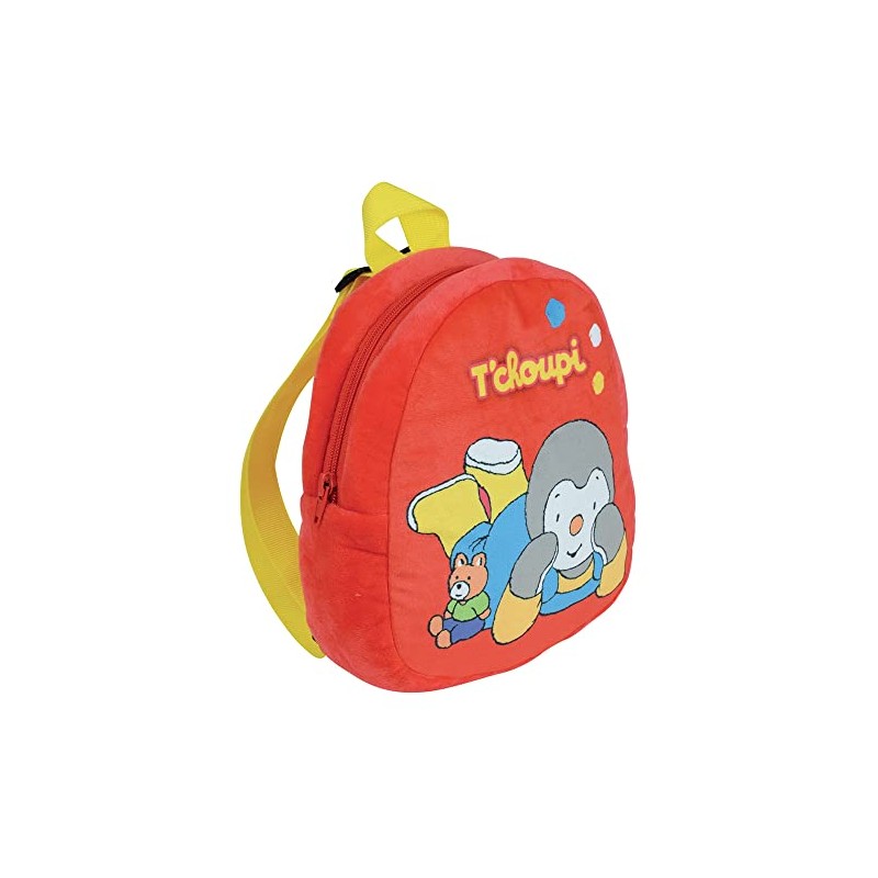 Jemini Unisex's 024207 T'Choupi Children's Backpack +/-23 cm, Multicolored, 28