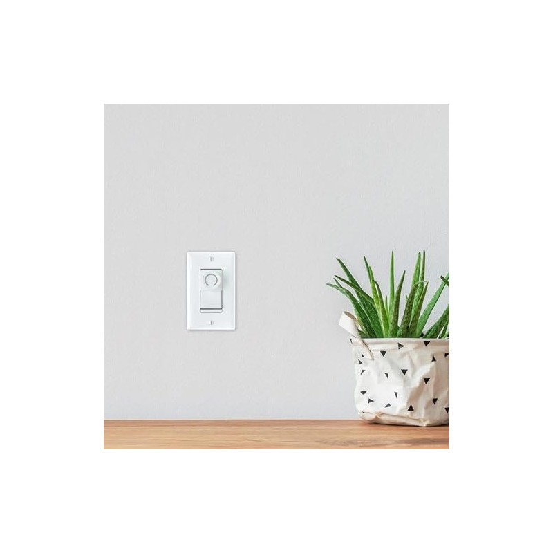 Legrand Pass & Seymour DRCL453PWV 450W Deco Rotary Preset Dimmer