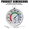 Thermometer Hygrometer: 2 in 1 Wall Mounted Thermometer and Hygrometer,
