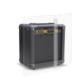 PENNZONI Amp Shield, Amp Acrylic Shield, Guitar Amp Shield, Clear Acrylic Panel Amp Shield with Plastic Hinges (2 Panels, 2ft x 3ft)