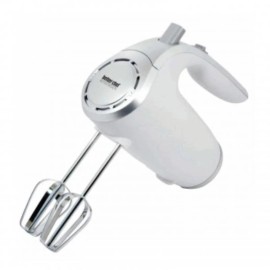 N/A 5-Speed 150-Watt Hand Mixer White W/ Silver Accents