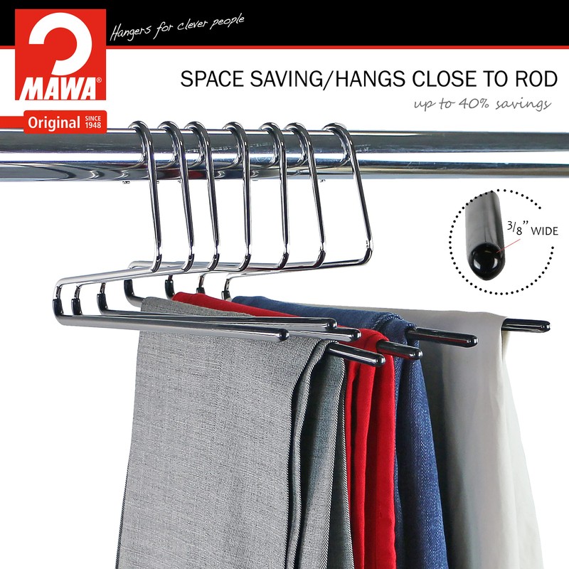 Mawa by Reston Lloyd Reverse Hook Trouser Series Non-Slip Space-Saving
