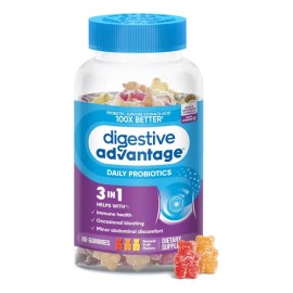 Gomitas Probioticos Schiff Digestive Advantage 80u Sin Gluten                                                                                         