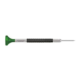 Bergeon 6899 Screwdriver, Ergonomic, Stainless Steel and Delrin Plastic, Rotating Octagonal Head, Watchmaker's Tool, Size: 2.0 mm, Colour: Green