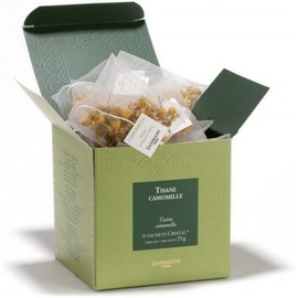 Dammann Teas Camomille Herbal Tea Infusion - 25 Crystal Tea Bags