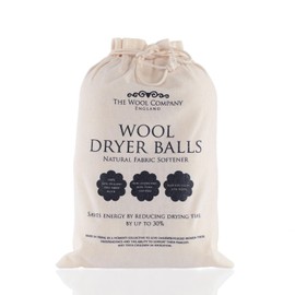 The Wool Company Tumble Dryer Balls | Reusable Wool Dryer Balls for Fabric Softening | Reduce Drying Times, Creasing & Static | 100% New Zealand Wool Laundry Balls (Pack of 6)