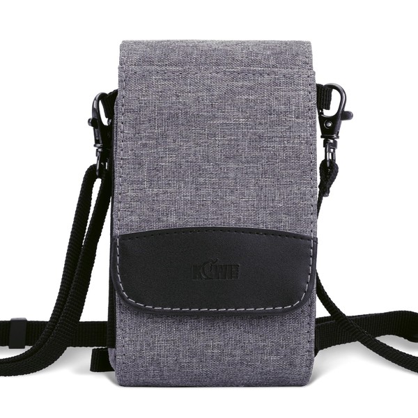 KIWIFOTOS Dual Layer Mobile Phone Travel Bag Shoulder Bag Holster