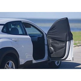 2 Pack Universal Car Window Screen for Camping Car Driver Side Window Sun Shade-Fit Most Large SUVs,Pickups, Trucks,Minivans