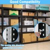 24 Pcs Shelf Clips for Metal Shelving, Cabinet Shelf Clips