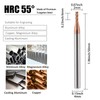 2 mm CNC End Mill Carbide 4 Cutting Edges 5