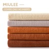 MIULEE Beige Couch Pillow Covers 12x20 Inch, Set of 2