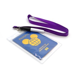 Drinking Around The World Passport With Cover, Pen & Lanyard Perfect For Trip To Epcot (Purple)
