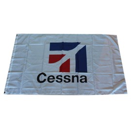 Aihccy Cessna Airplane Aircraft Flag Advertising Banner Pilot Garage Hangar Plane Banner Flag 3X5 Feet Man Cave