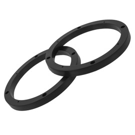 TEHAUX 2pcs Car Speaker Spacer Rings Durable Speaker Mounting Adapters for Enhanced Sound Quality Fit for Car Models Upgrade Your Vehicle Audio Experience