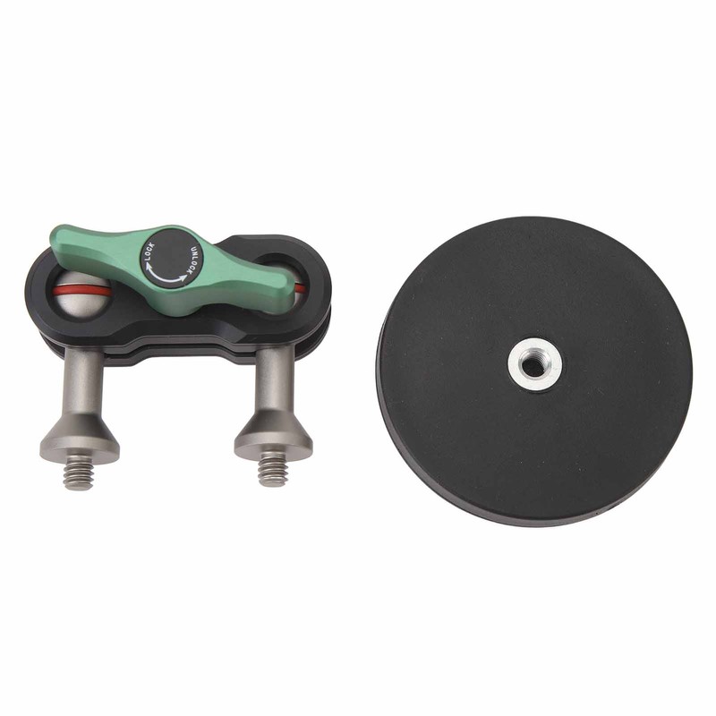Magnetic Car Mount with Dual 360 Degree Ball Head 1/4inch