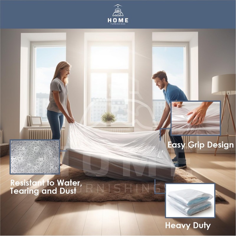 Mattress Cover for Moving and Storage - 400g Heavy Duty,