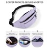 Rosoz Riñonera para hombres y mujeres, bolso ligero para cinturón,