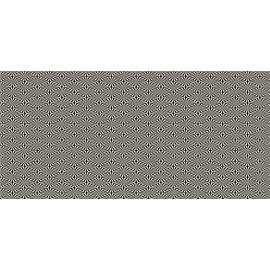 Ambesonne Vintage Pencil Pen Holder, Square and Stripe Pattern Abstract Optical Illusion Simple Retro Grid, Ceramic Pencil Holder for Desk Office Accessory, 3.6" X 3.2", Charcoal Grey and Ivory