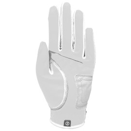 Zero Friction Ladies Performance Right Hand Synthetic Golf Glove, One Size, White