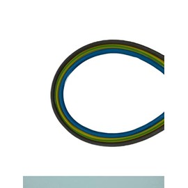 L & M Electrical sleeving kit 1 Metre cuts of brown, Blue and green/yellow sleeving handy to keep in toolbox L&M