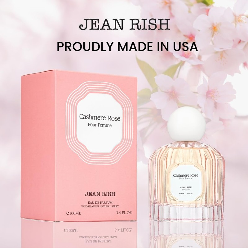 Jean Rish Cashmere Rose, Eau De Parfum For Women (3.4