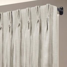 Rod Desyne 5/8" Blackout Curtain Rod, 84-120 inch, Black