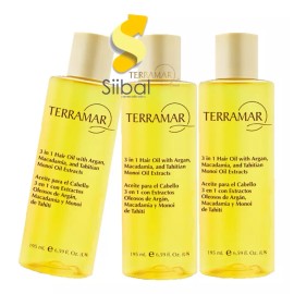 TERRAMAR BRANDS Pack 3 Oleos Tratamiento Capilar Terramar 3 En 1 /195 Ml C/u