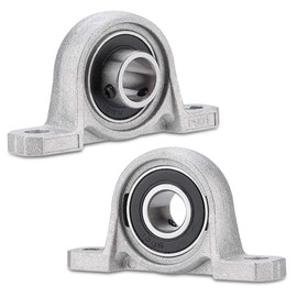 VBESTLIFE KP001 Ball Bearing Pillow Block Bearing with Bore Diameter 12mm Pillow Block Bearing Flange Bore Automatic Self-Adjustment Center Mounted Bracket