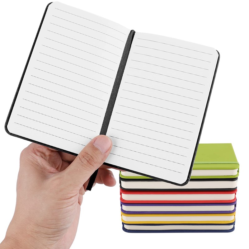 A6 Notebooks, Pocket Notebook Note Pads Small Notebooks Hardback Notebook