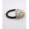 VINGTAINE H7471-HGOM- Pearl Bijou Hair Elastic Pony Hook Hair Hook