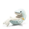 Steiff Denny Dolphin Cuddly Toy, Cute Stuffed Toy with Plastic