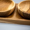 Mienloco Wooden Bowls with Serving Plate