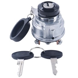 NETYANPI 5-Terminal Ignition Switch 72098283 72102514 with Key Cap Compatible with Allis Chalmers Tractor 5015 5020 5030 6140 for Deutz 5215 for Ford 1000 for Massey Ferguson 205 for Shibaura SD1540