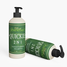 Blendz Essentials The Quickie 2 in 1 Hydrating & Conditioning Shampoo | Control Moisture, Soften & Detangle For Men, Women With All Hair Types (Color Safe, Vegan, Sulfate Free, Paraben Free) 14 oz