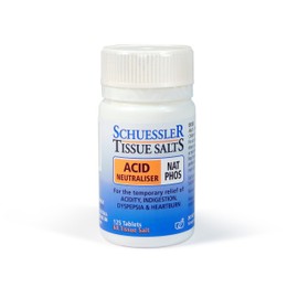 Martin & Pleasance Schuessler Tissue Salts Nat Phos Acid Neutraliser 125 Tablets - Nat Phos 6X