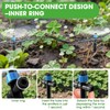 100FT Drip Irrigation System Kit, Quick Connector Garden Watering System