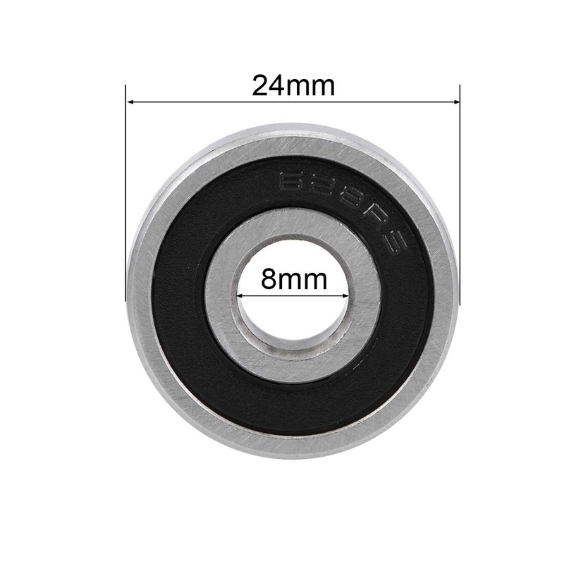 sourcing map 628-2RS Deep Groove Ball Bearings Z2 8mm X