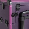 Makeup Train Case, Professional Rolling Cosmetic Trolley Case Lockable Portable