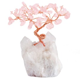 Mookaitedecor Amethyst Crystal Tree with electroplated colourful quartz base and wrapping with copper wire, beautiful symbol for wealth and happiness, family office decoration